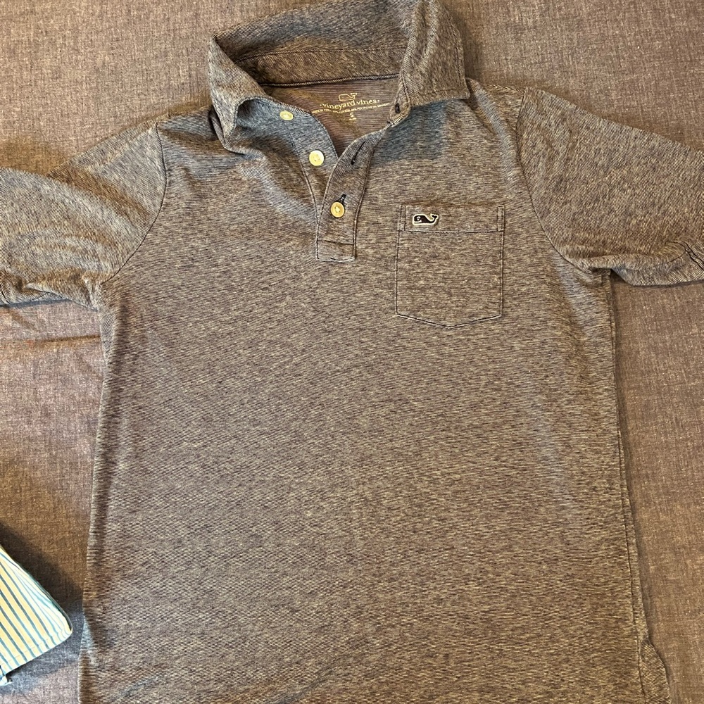 Vineyard Vines Boys Navy polo size Small